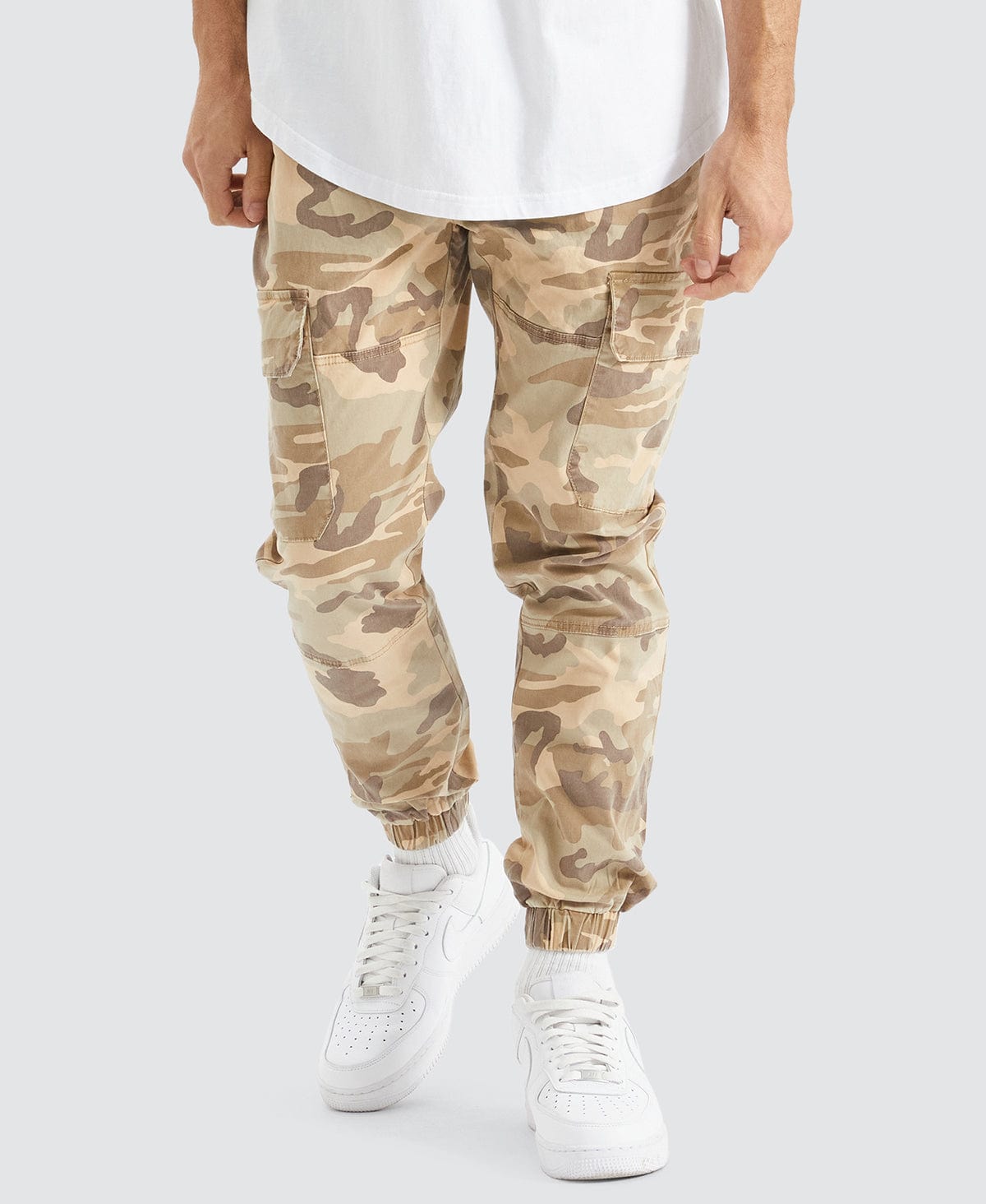 Buy HEAD Camouflage Cotton Slim Fit Men's Joggers | Shoppers Stop